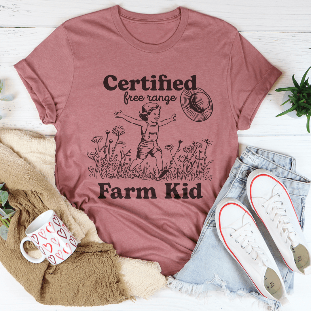 Certified Free Range Farm Kid Tee