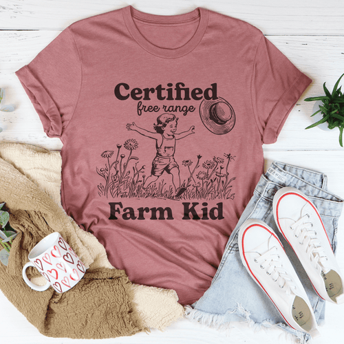 Certified Free Range Farm Kid Tee