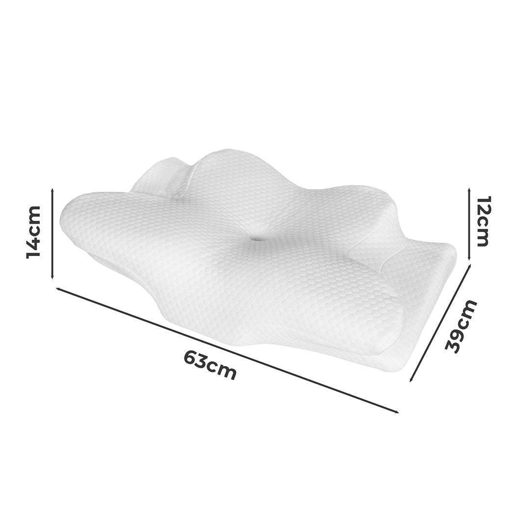 Dreamz Cervical Pillow Ergonomic Cooling Neck Support Pillow Neck Pain Relief